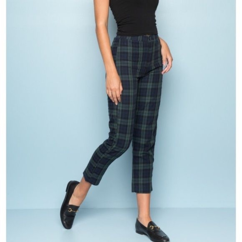 Brandy Melville Plaid Tilden Pants